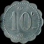 Jeton de nécessité de 10 centimes émis par la Droguerie Laugier à Avignon (84000 - Vaucluse) - revers
