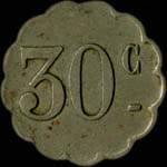 Jeton de ncessit de 30 centimes mis par Rich Tavern  Avignon (84000 - Vaucluse) - revers