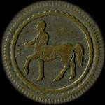 Jeton anonyme de 50 centimes avec un centaure - avers