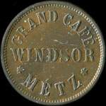 Jeton de ncessit de 20 pfennig mis par Grand Caf Windsor - Metz (57000 - Moselle) - avers