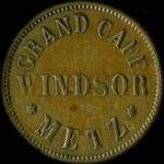 Jeton de ncessit de 25 pfennig mis par Grand Caf Windsor - Metz (57000 - Moselle) - avers