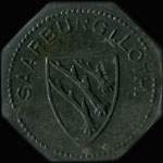 Jeton de ncessit de 50 pfennig mis comme Kriegsgeld 1917  Saarburg i Lothringen (Sarrebourg) - avers
