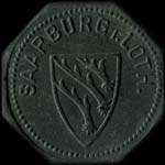 Jeton de ncessit de 5 pfennig mis comme Kriegsgeld 1917  Saarburg i Lothringen (Sarrebourg) - avers