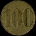 Jeton de ncessit de 100 pfennig mis par Wert-Marke - W. Korsmeier  Strassburg (Strasbourg) - revers