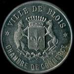 Jeton de nécessité de 10 centimes émis en 1918 par la Chambre de Commerce de Blois (41000 - Loir-et-Cher) - avers