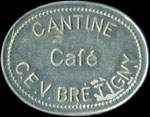 Jeton de Caf mis par la Cantine C.E.V. Bretigny  Brtigny-sur-Orge (91220 - Essonne) - avers
