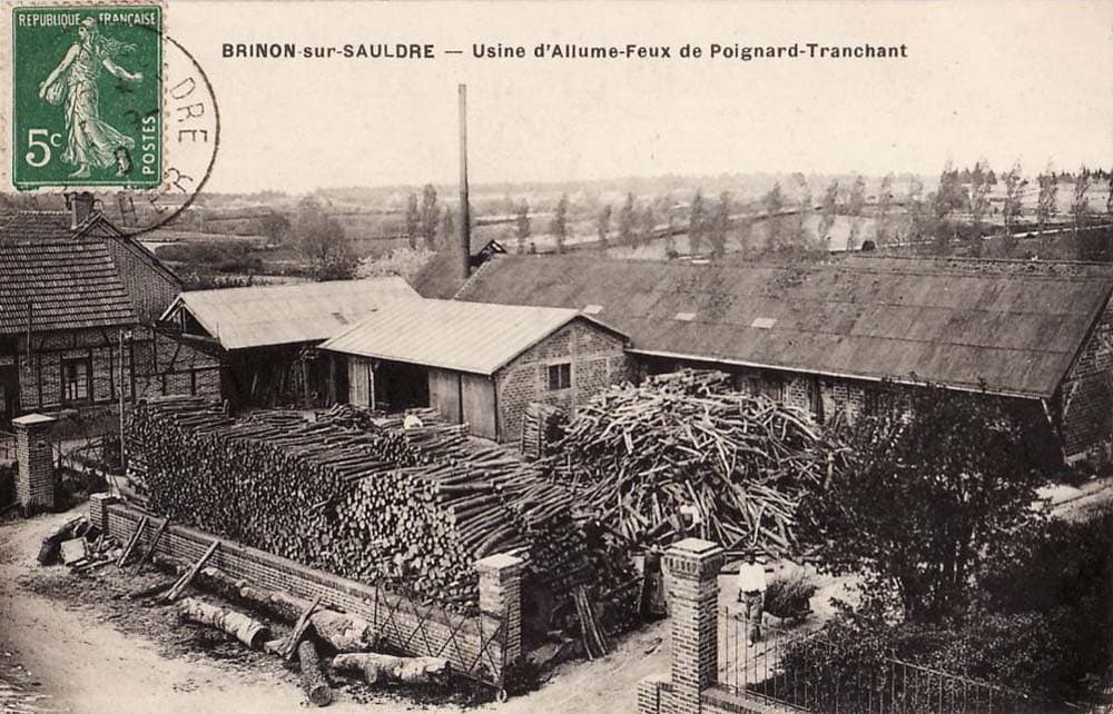 Brinon-sur-Sauldre - Usine d'Allume-Feux de Poignard-Tranchant
