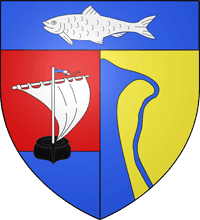 Blason de la ville de Cabourg (14390 - Calvados)