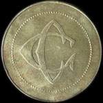 Jeton de 5 francs émis par le Casino de Cabourg (14390 - Calvados) - avers