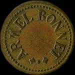 Jeton de 50 centimes mis par Armel Bonnet  Cannes (06150 - Alpes-Maritimes) - avers