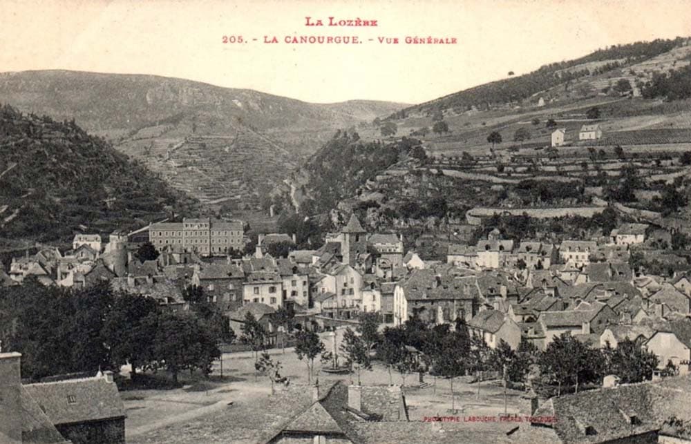 La Canourgue (48500 - Lozre) - Vue gnrale
