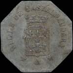 Jeton de 25 centimes 1917 de l'Union des Commerçants de Castelnaudary (11400 - Aude) - avers