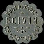 Jeton de 10 centimes de la Boulangerie Boivin à Chagny (71150 - Saône-et-Loire) - avers