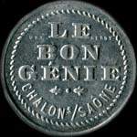 Jeton de n�cessit� de 10 centimes �mis par Le Bon G�nie � Chalon-sur-Sa�ne (71100 - Sa�ne-et-Loire) - avers
