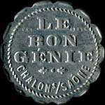 Jeton de n�cessit� de 25 centimes �mis par Le Bon G�nie � Chalon-sur-Sa�ne (71100 - Sa�ne-et-Loire) - avers