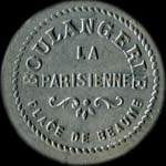 Jeton de n�cessit� de 20 centimes �mis par la Boulangerie La Parisienne � Chalon-sur-Sa�ne (71100 - Sa�ne-et-Loire) - avers