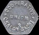 Jeton de n�cessit� de 10 centimes �mis par la Coop�rative Union � Chalon-sur-Sa�ne (71100 - Sa�ne-et-Loire) - avers