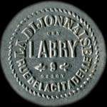 Jeton de n�cessit� de 5 centimes �mis par La Dijonnaise Labry � Chalon-sur-Sa�ne (71100 - Sa�ne-et-Loire) - avers