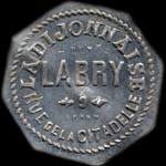 Jeton de n�cessit� de 25 centimes �mis par La Dijonnaise Labry � Chalon-sur-Sa�ne (71100 - Sa�ne-et-Loire) - avers