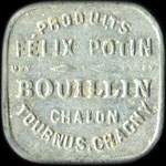 Jeton de 5 centimes des Produits Flix Potin - Bouillin  Chlon-Tournus-Chagny (71100 - Sane-et-Loire) - avers