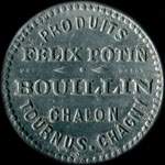 Jeton de 10 centimes des Produits Flix Potin - Bouillin  Chlon-Tournus-Chagny (71100 - Sane-et-Loire) - avers