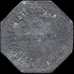 Jeton de 5 franc de la Soci�t� Coop�rative de Consommation de Cou�ron (44220 - Loire-Atlantique) - avers