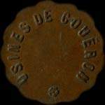 Jeton de 10 centimes type 5 des Usines de Cou�ron (44220 - Loire-Atlantique) - avers