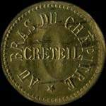 Jeton de 10 francs Au Bras du Chapitre à Créteil (94000 - Val-de-Marne) - avers