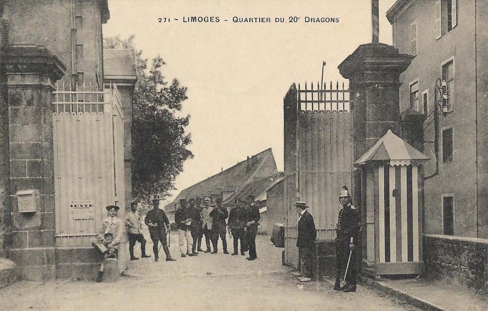 Limoges - Quartier du 20e Dragons.