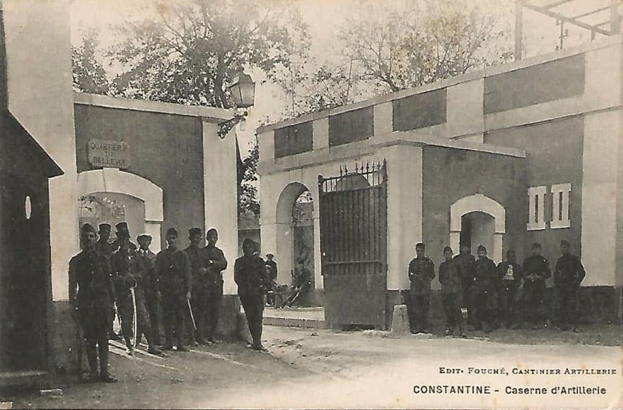 Constantine - Caserne d'Artillerie - Cantine Fouché