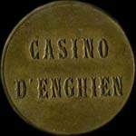 Jeton de 1 franc du Casino d'Enghien à Enghien-les-Bains (95880 - Val d'Oise) - avers