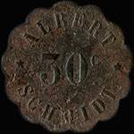 Jeton de 30 centimes d'Albert Schmidt à Ensisheim (68190 - Haut-Rhin) - avers