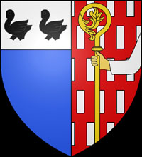 Blason de la ville d'Etival-Clairefontaine (88480 - Vosges)