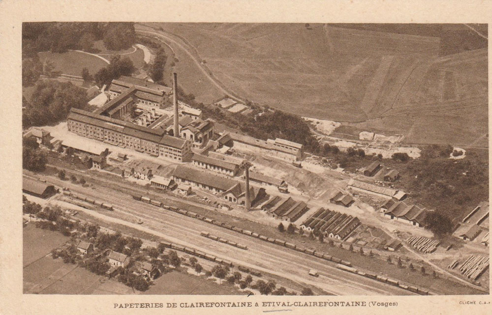 Etival-Clairefontaine (88480 - Vosges) - Rue du Dormart et Coop�rative La Ruche