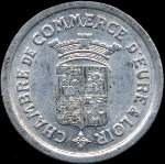 Jeton de 5 centimes 1922 de la Chambre de Commerce d'Eure-et-Loir (28 - Dpartement) - avers