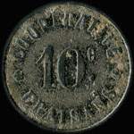 Jeton de 10 centimes de la Cooprative Fraisans (39700 - Jura) - avers