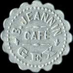 Jeton de 10 centimes du Caf B. Jeannin  Gex (01170 - Ain) - avers