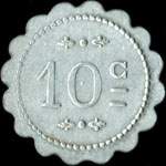 Jeton de 10 centimes de E. Schmid  Gex (01170 - Ain) - revers