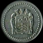 Jeton de 10 centimes 1919 en frappe monnaie de la Ville de Gex (01170 - Ain) - avers