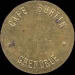 Jeton de 5 centimes du Caf Burtin  Grenoble (38000 - Isre) - avers