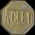 Jeton de 10 centimes de A.&nbsp;Clet � Grenoble (38000 - Is�re) - avers