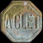 Jeton de 25 centimes de A.&nbsp;Clet � Grenoble (38000 - Is�re) - avers