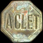 Jeton de 30 centimes de A.&nbsp;Clet � Grenoble (38000 - Is�re) - avers