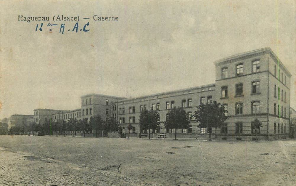 Haguenau (67500 - Bas-Rhin) - Caserne - 12e R.A.C.