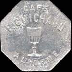 Jeton de 12 1/2 centimes du Caf Guichard  l'Horme (42152 - Loire) - avers