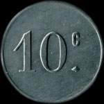 Jeton de 10 centimes mis par Saint-Etienne d'Issy  Issy-les-Moulineaux (92130 - Hauts-de-Seine) - revers