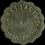 Jeton de 3 francs mis par L.Sauvageot  Issy-les-Moulineaux (92130 - Hauts-de-Seine) - avers