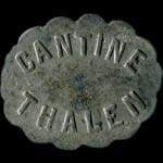 Jeton de 1 franc de la Cantine Thalen du 53e Rgiment d'Infanterie - avers