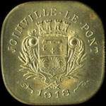 Jeton de 20 centimes (pice d'essai en laiton) mis par le Groupement des Commerants, Industriels & Habitants  Joinville-le-Pont (94340 - Val-de-Marne) - avers