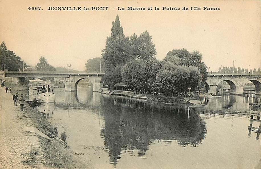 Joinville-le-Pont (94340 - Val-de-Marne) - La Marne et la Pointe de l'Ile Fanac
